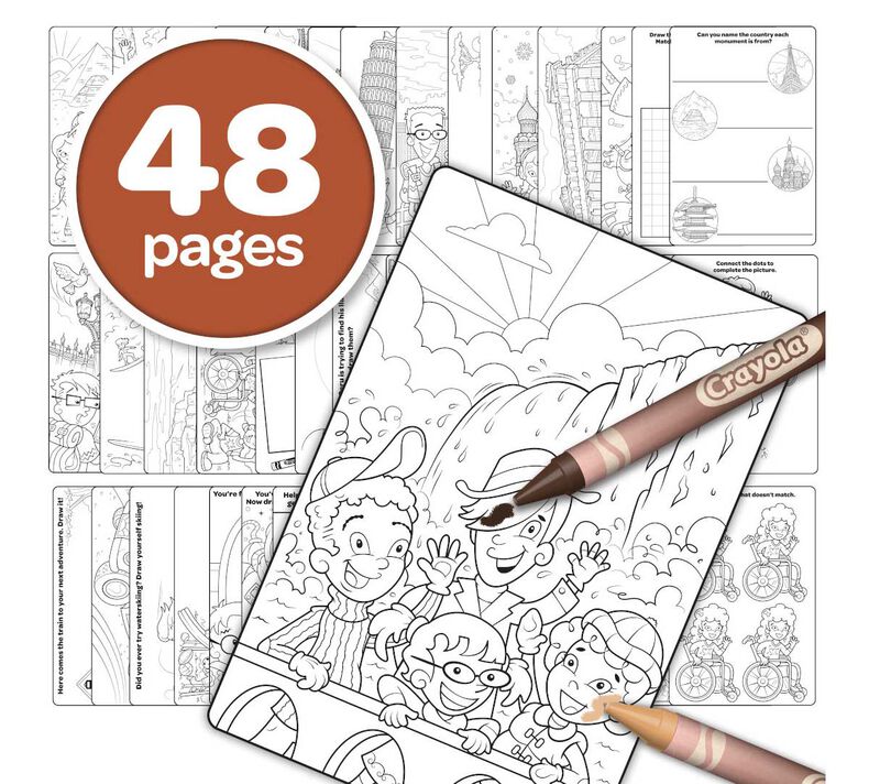 Crayola Colors of the World 48 Page Coloring Book