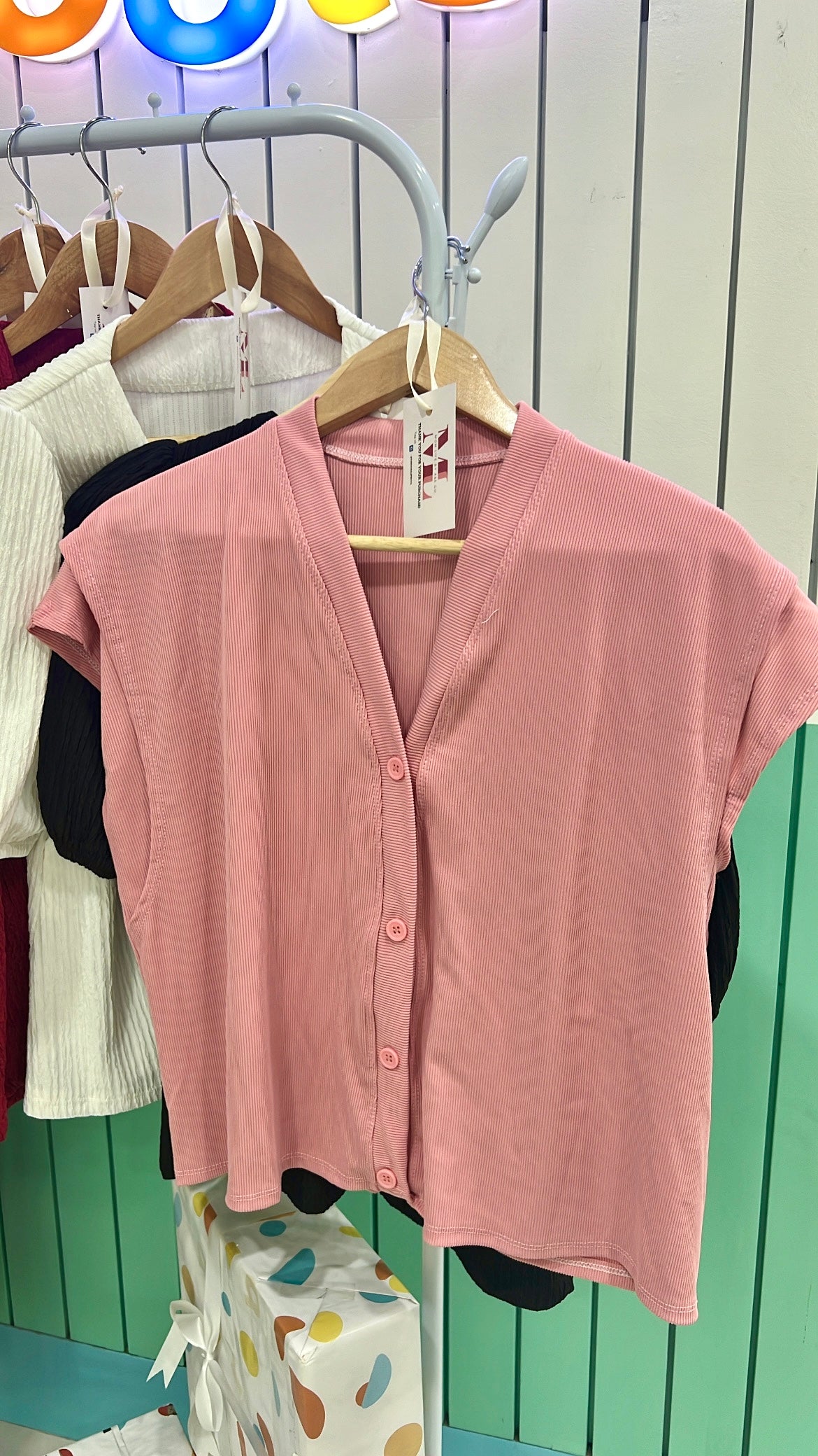 Mom Life Top with Buttons