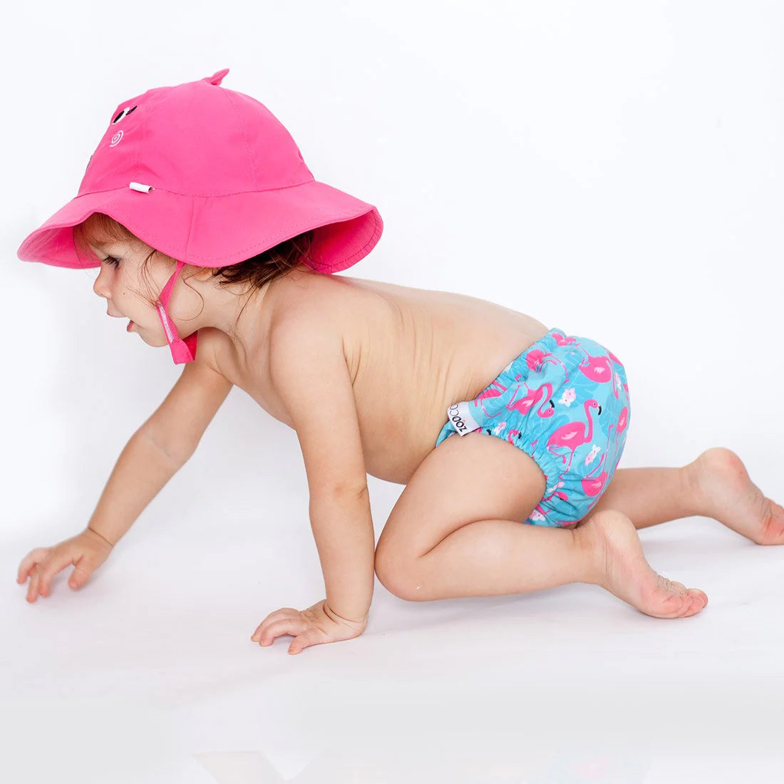Zoocchini UPF50+ Baby Swim Diaper and Sun Hat Set