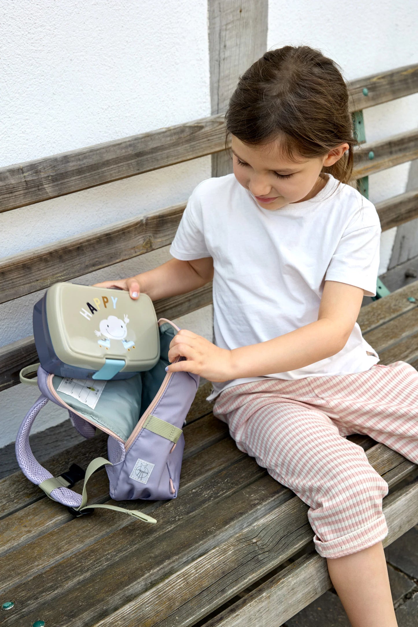 Lassig Tiny Backpack (Rainbow Lilac)