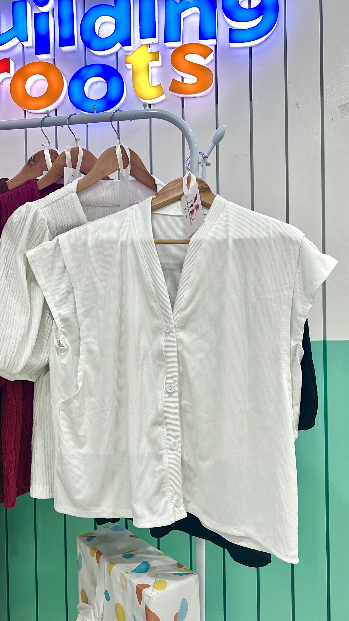 Mom Life Top with Buttons