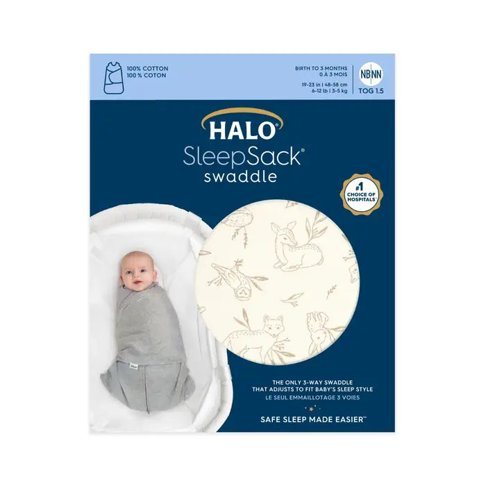 Halo SleepSack Swaddle, Lullaby Forest