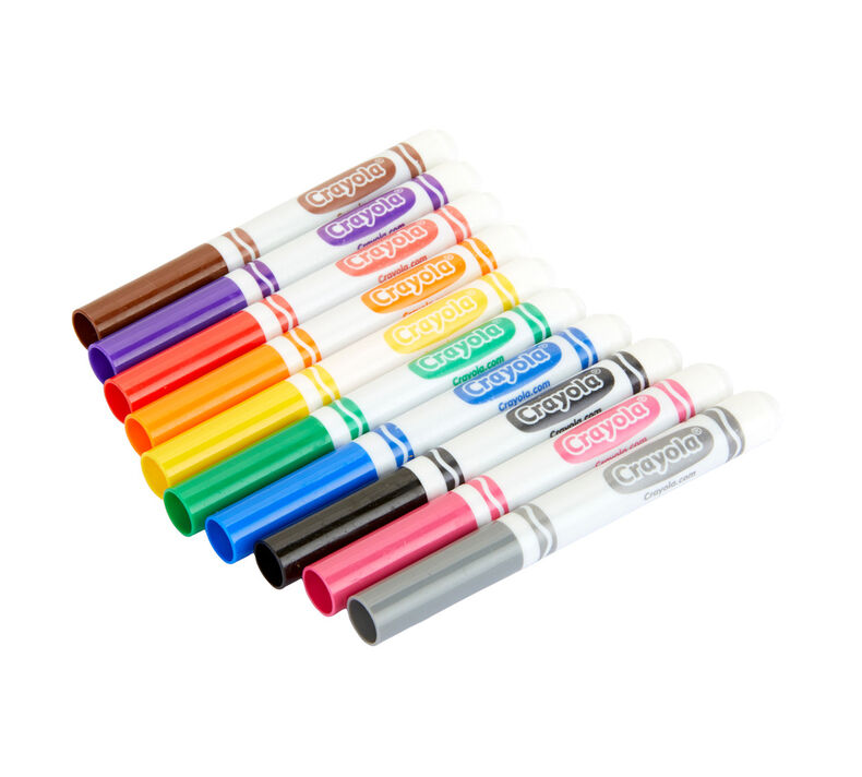 Crayola Classic Markers, Broad Line (10 count)