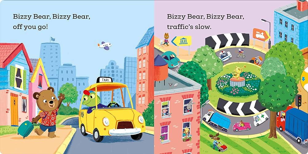 Bizzy Bear Push & Pull Book: Happy Holiday
