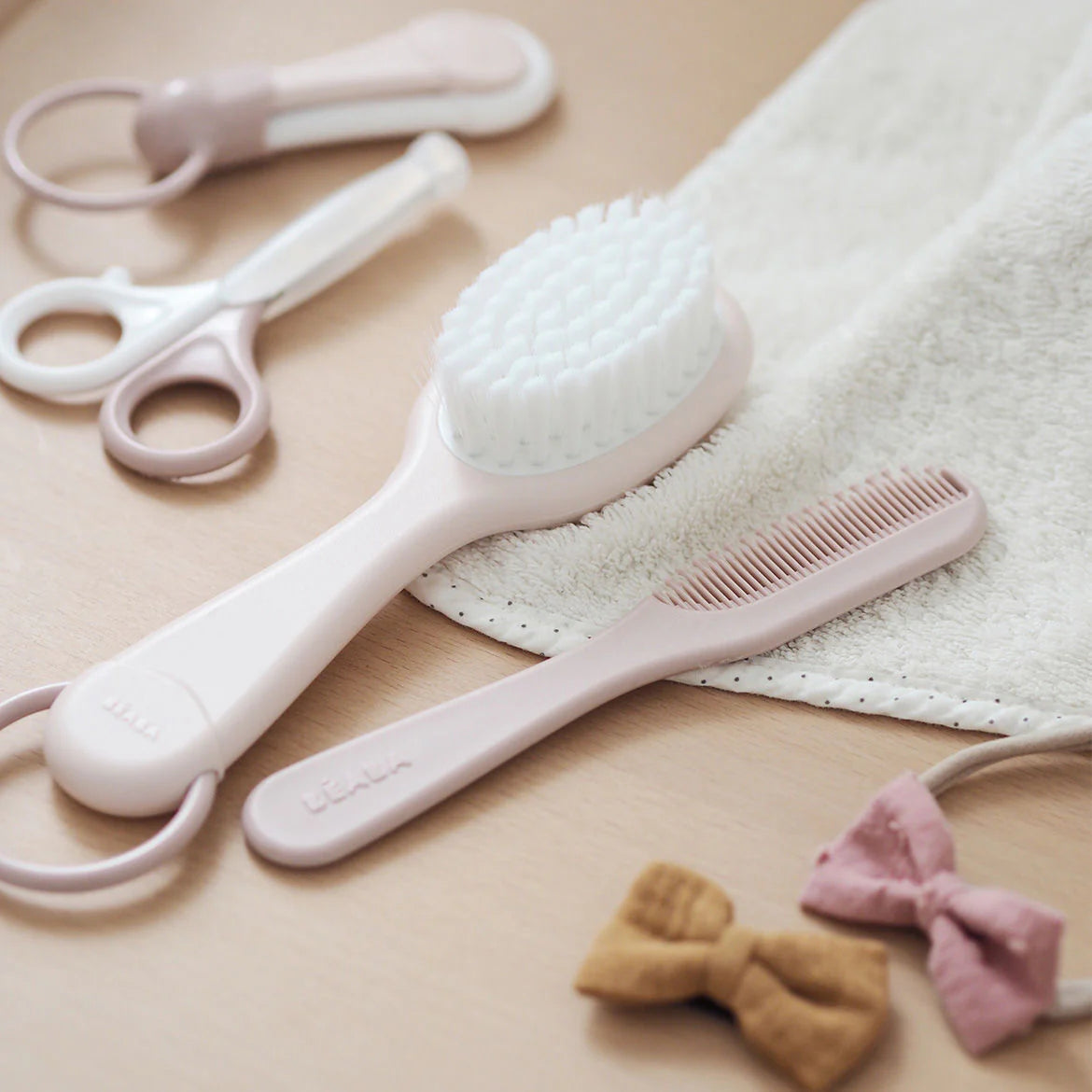 Beaba Brush & Comb (Old Pink)