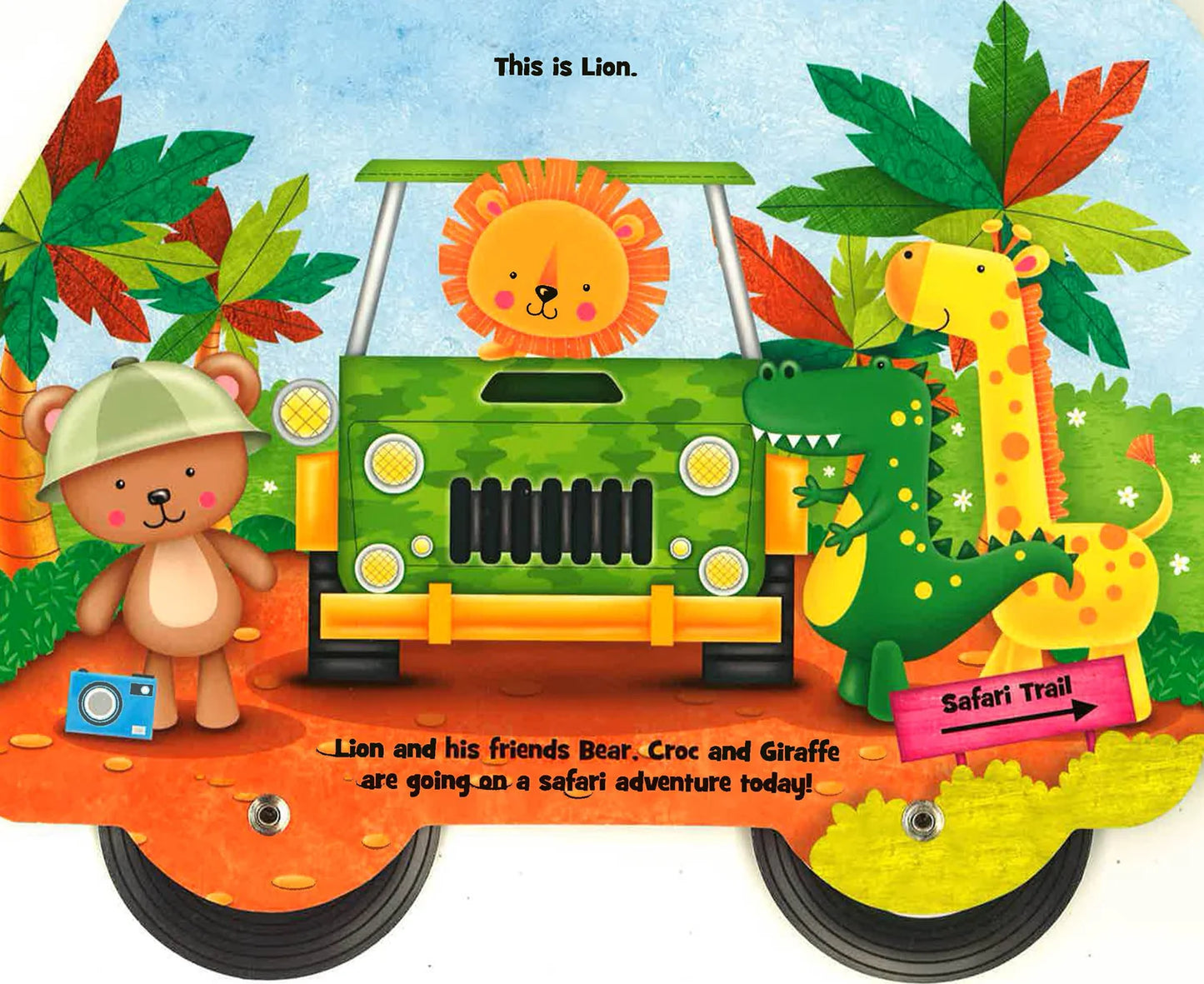Safari Jeep Board Book