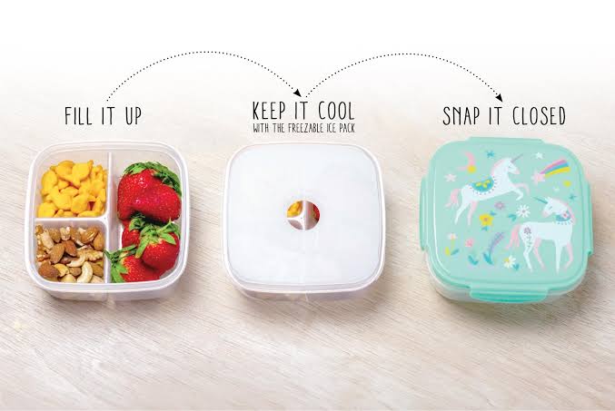 Stephen Joseph Snack Box with Ice Pack