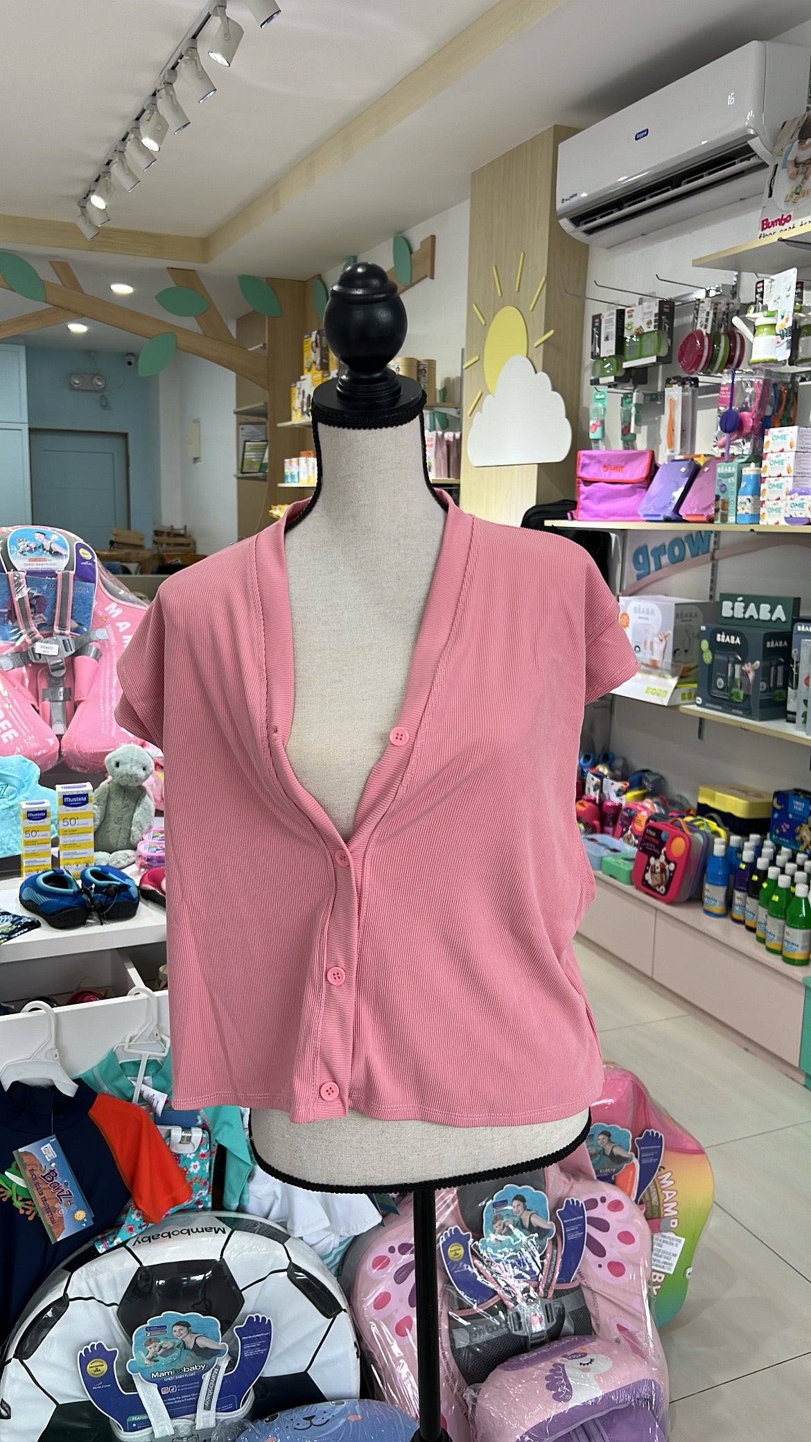 Mom Life Top with Buttons