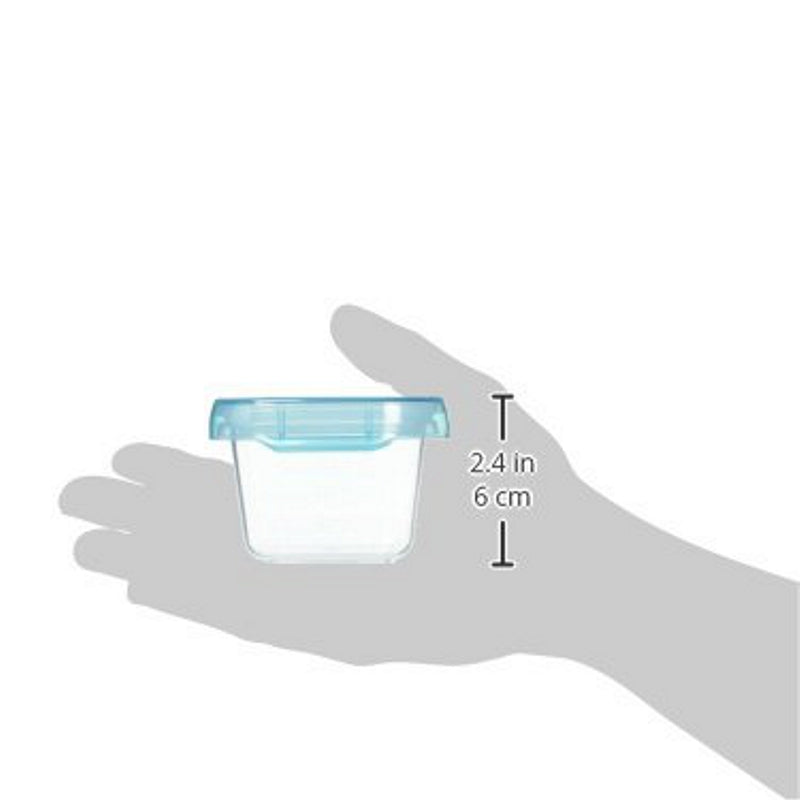 Oxo Tot Baby Blocks Freezer Storage Containers, 4oz (Opal)