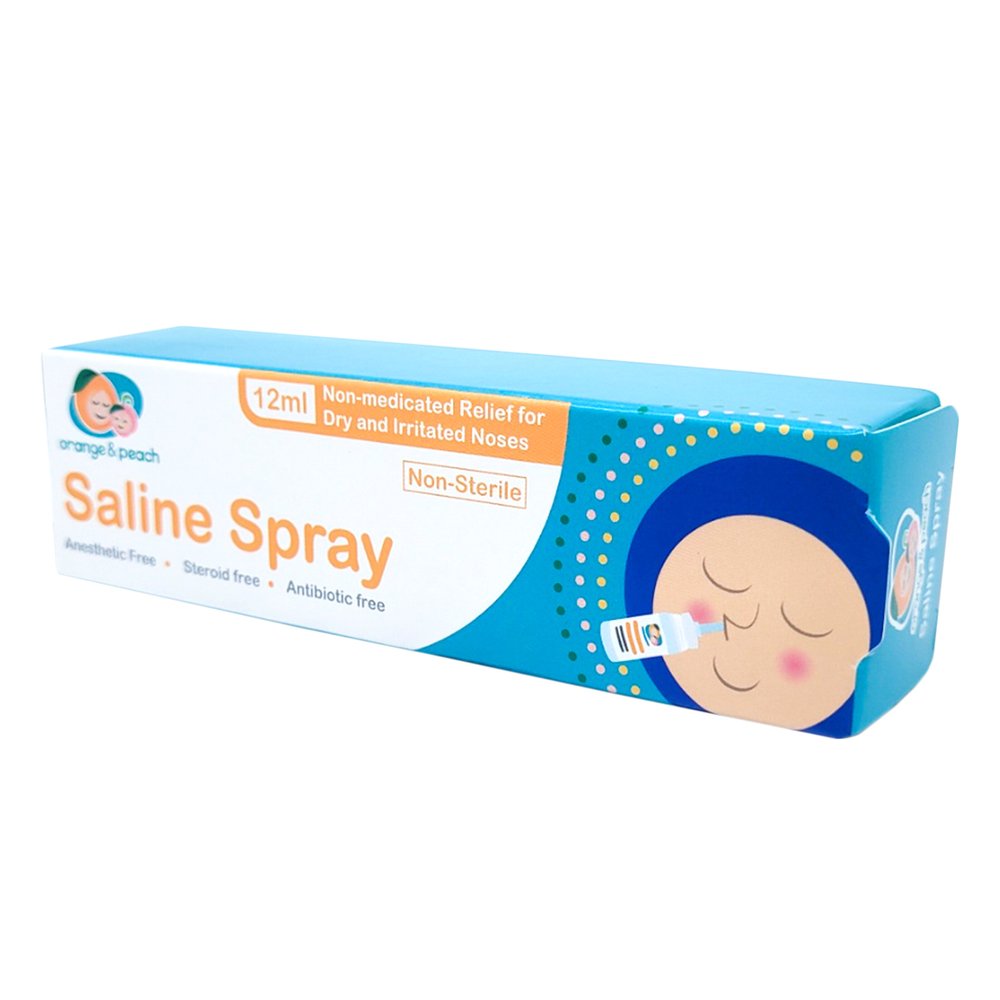 Orange & Peach Nasal Saline Spray (12ml)