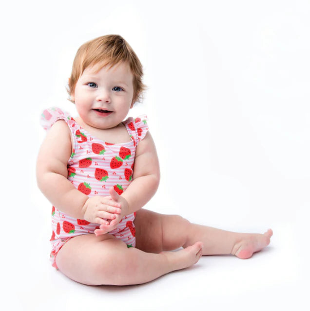 Zoocchini UPF50 Snap Swimsuit & Sunhat Set