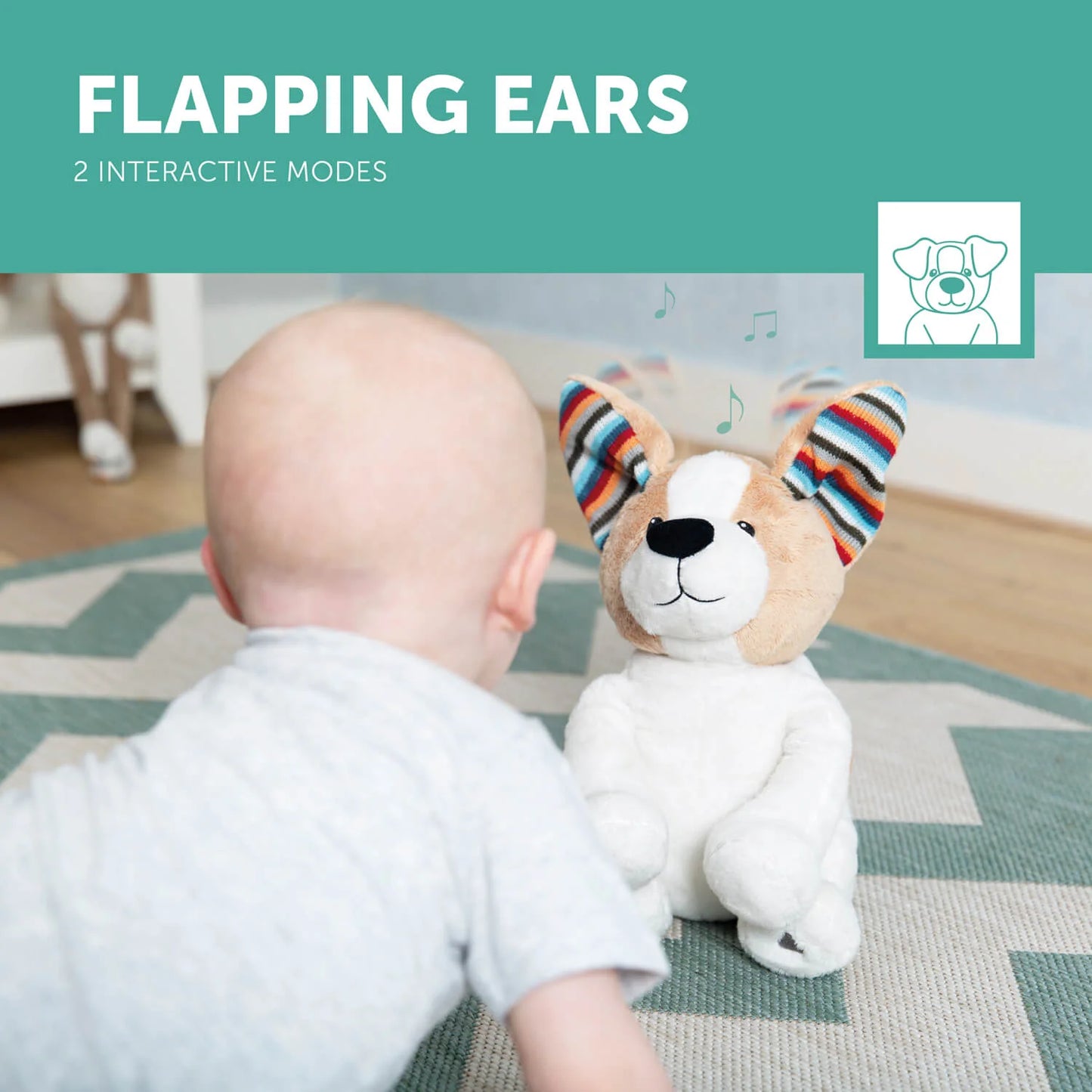 Zazu Peek-A-Boo Soft Toy - Danny the Dog