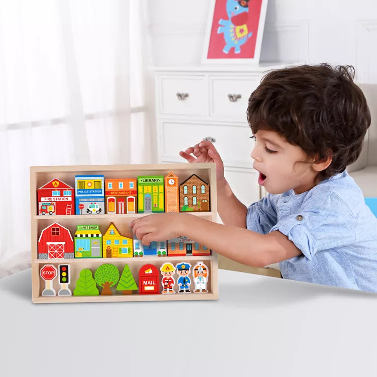 Tooky Toy Town Play Set