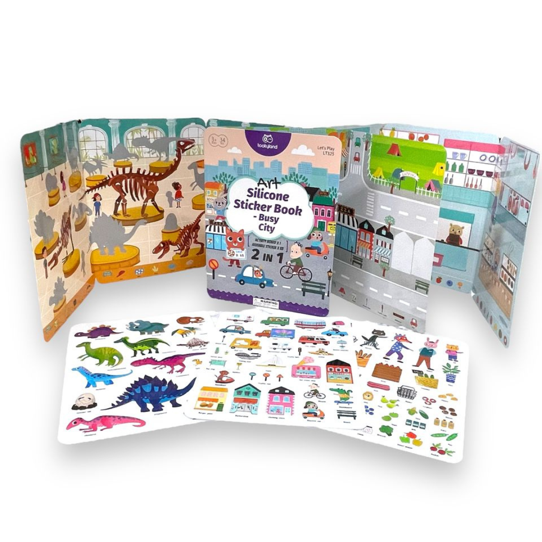 Tookyland Silicone Sticker Books
