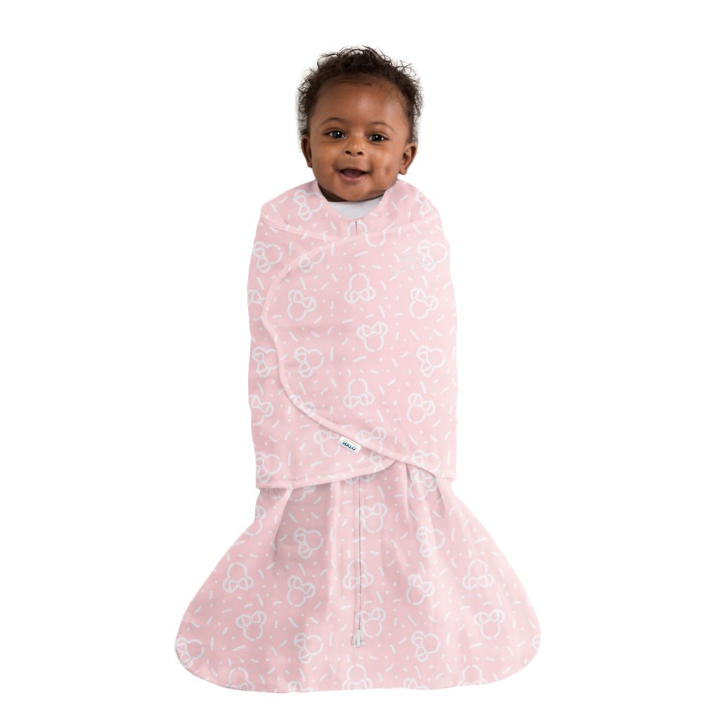 Halo SleepSack Swaddle, Confetti Mickey Pink