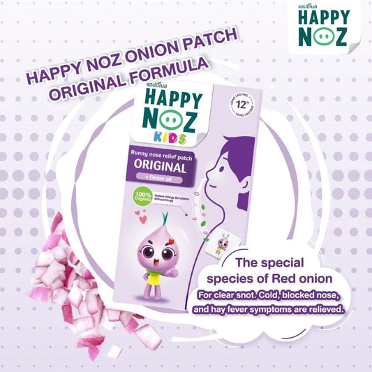 Happy Noz Organic Onion Sticker - Original (6 pcs)