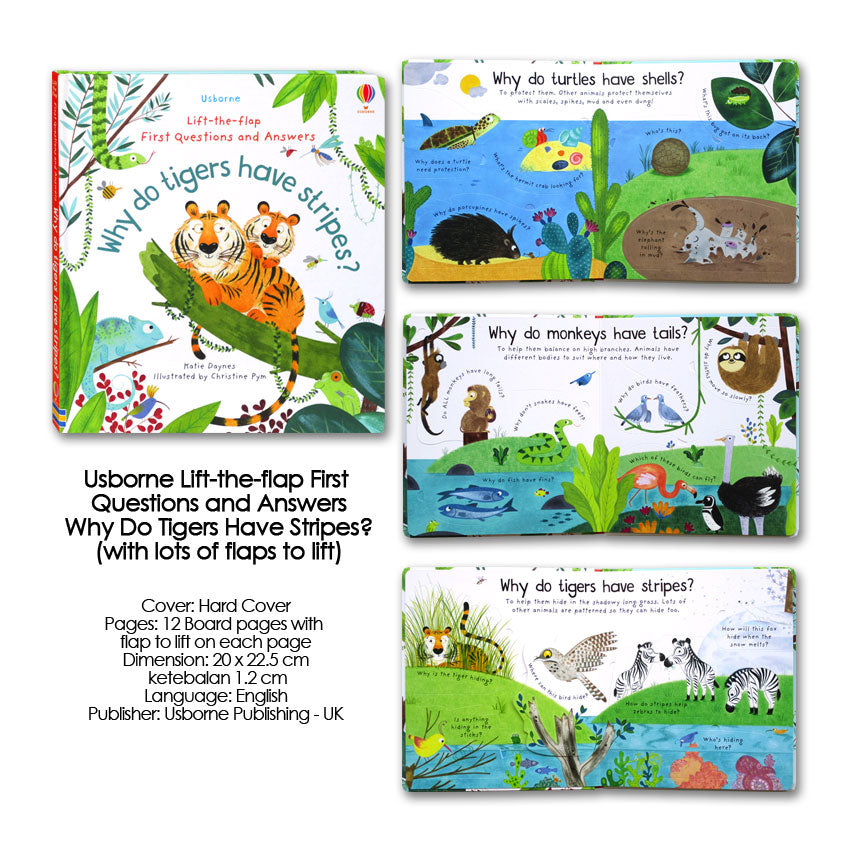Usborne First Questions & Answers: Why Do Tigers Have Stripes?