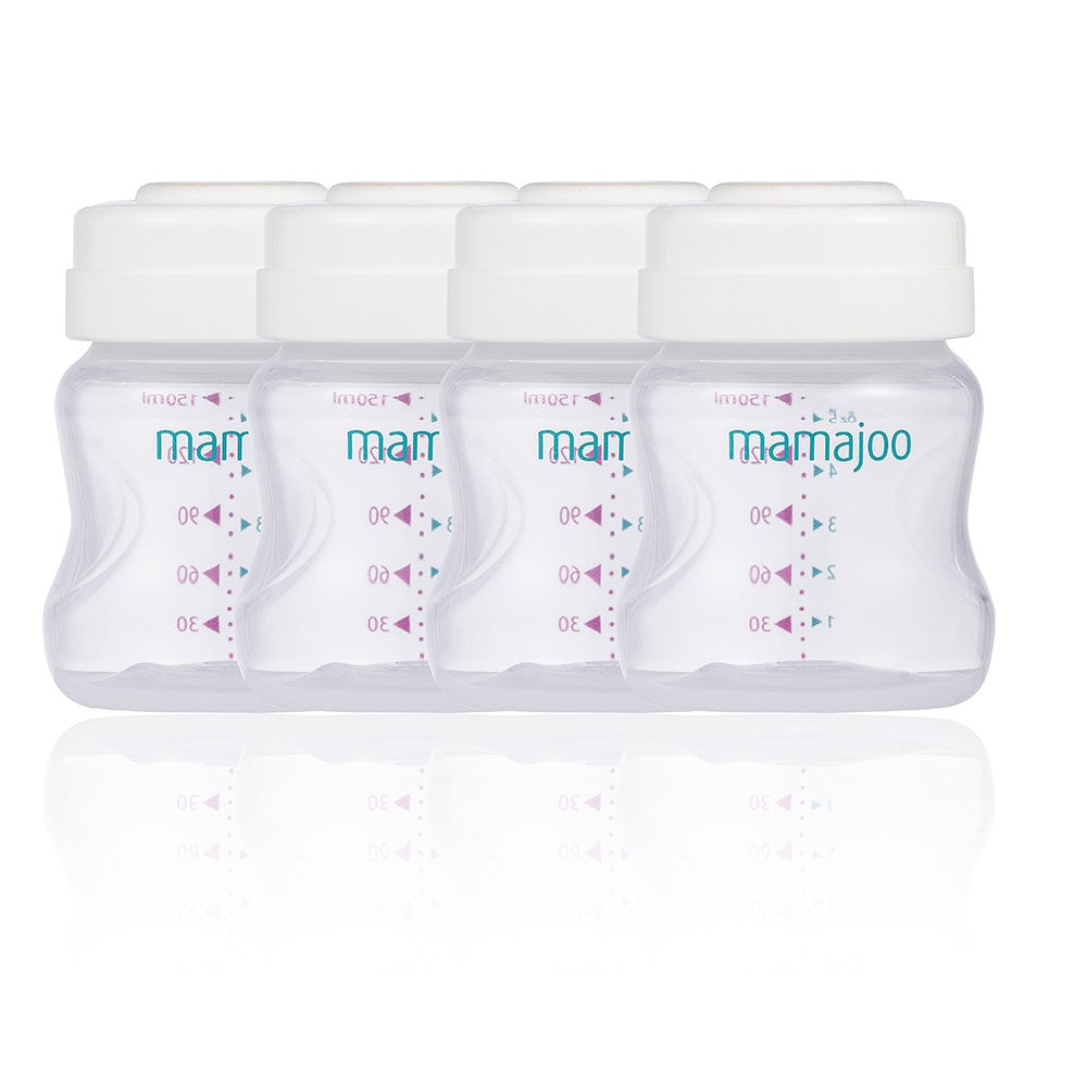 Mamajoo Breastmilk and Baby Food Containers 150ml (Pack of 4)