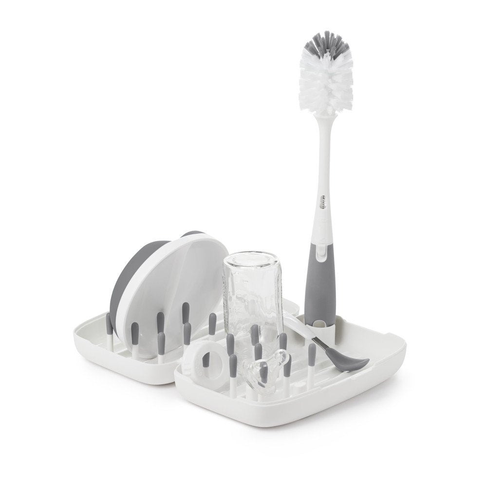 Oxo Tot On-The-Go Drying Rack & Bottle Brush