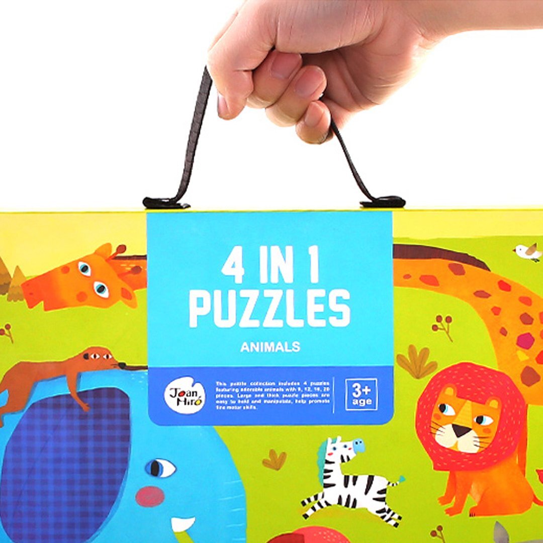Joan Miro 4-In-1 Puzzle (Animals)