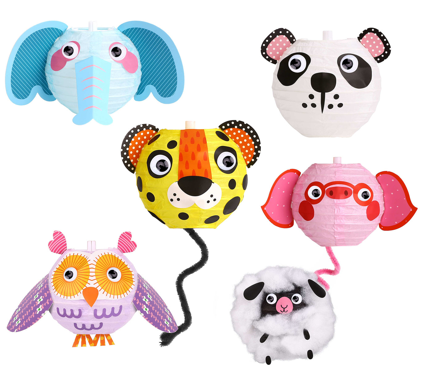 Tookyland Paper Lanterns Kit (Animals)