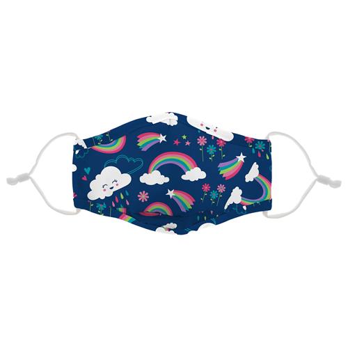 Stephen Joseph Adjustable Face Mask with Filter Pocket and Zipper Pouch