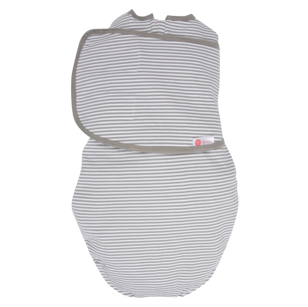 Embe Classic 2-Way Swaddle (Gray Stripes)