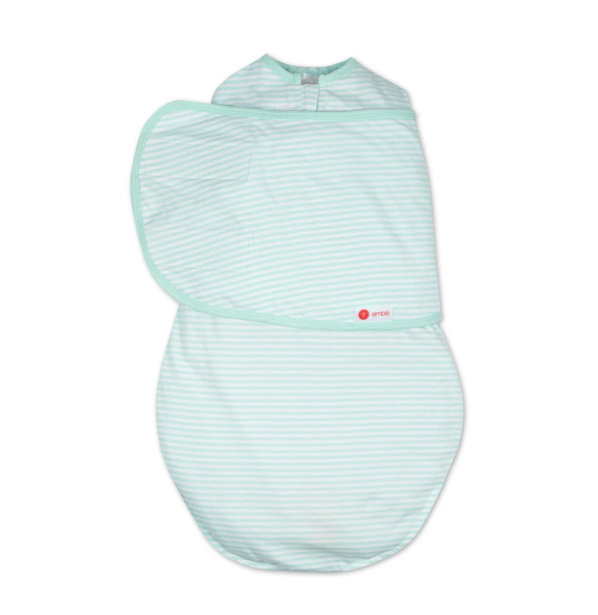 Embe Classic 2-Way Swaddle (Mint Stripe)