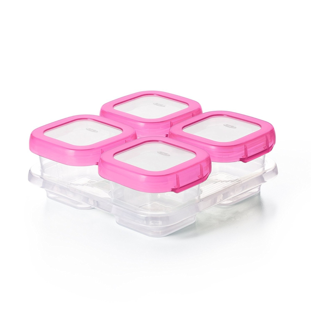 Oxo Tot Baby Blocks Freezer Storage Containers, 4oz