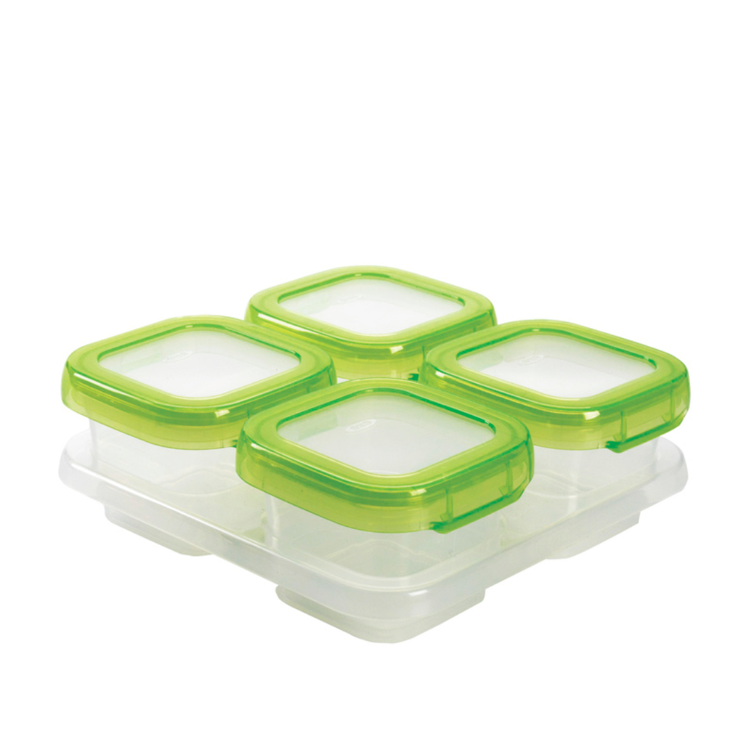Oxo Tot Baby Blocks Freezer Storage Containers, 4oz