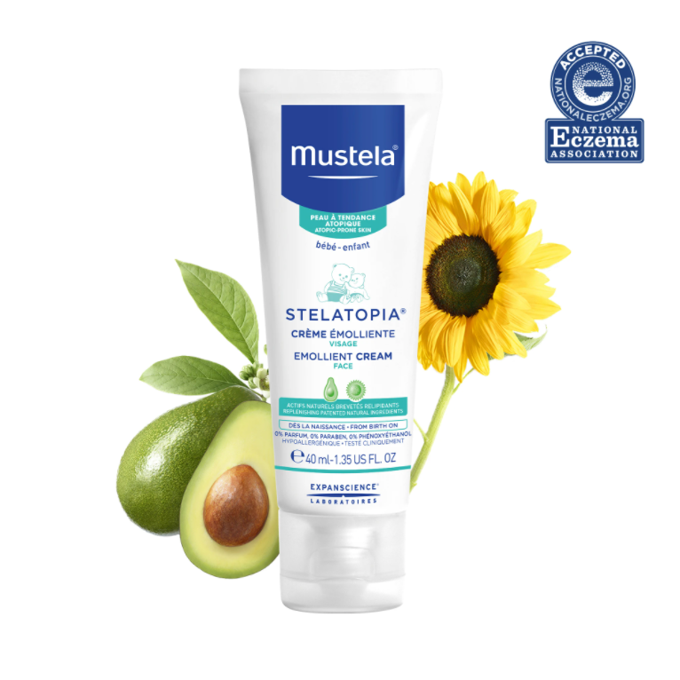 Mustela Stelatopia Emollient Face Cream (40 ML) - Main Image