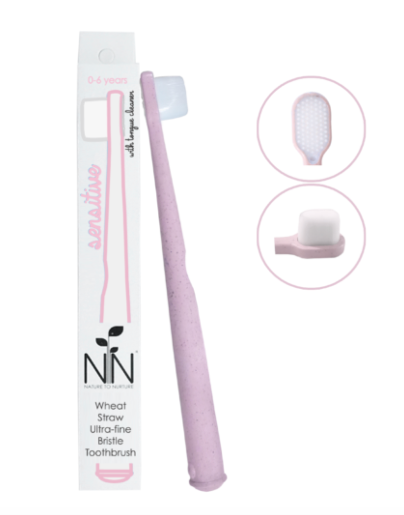 Nature to Nurture Wheat Straw Ultra Fine Toothbrush Soft Sensitive (0-6 yrs)