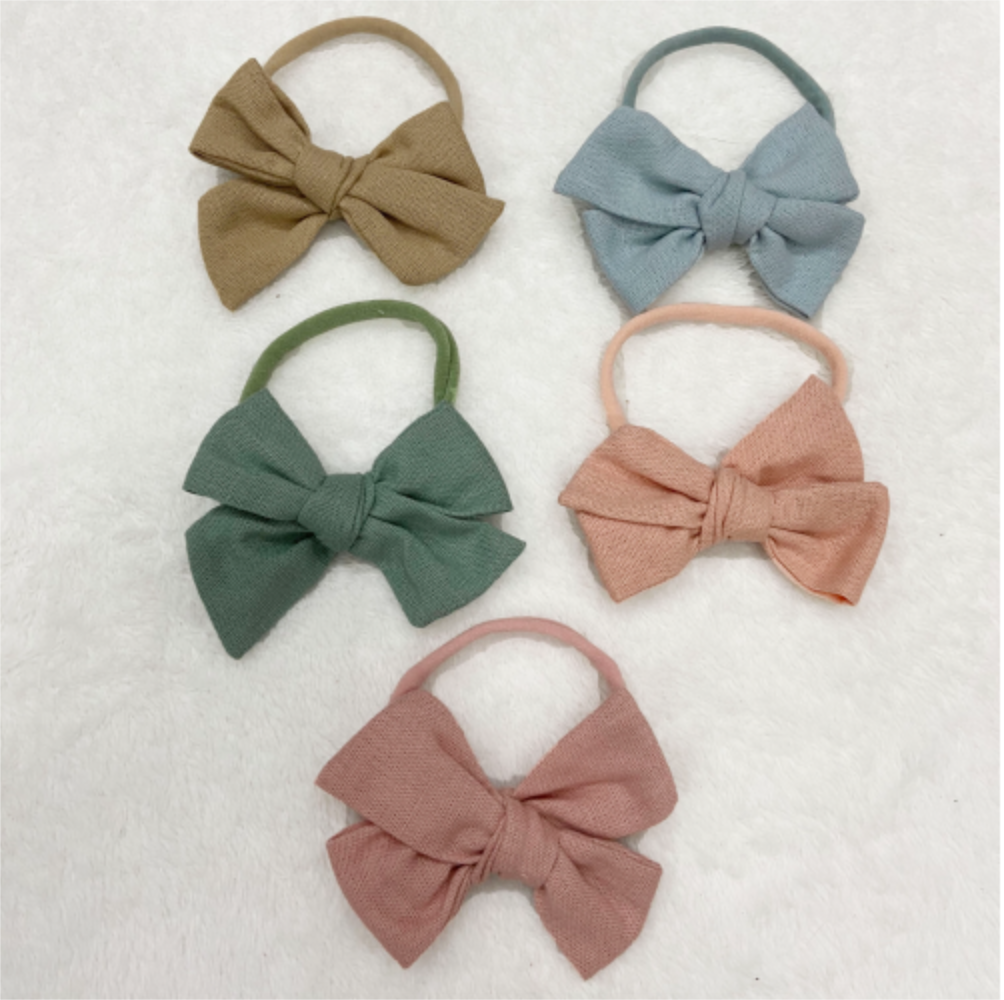 Shop Laurel Isla Linen 3x5 Bow Headband
