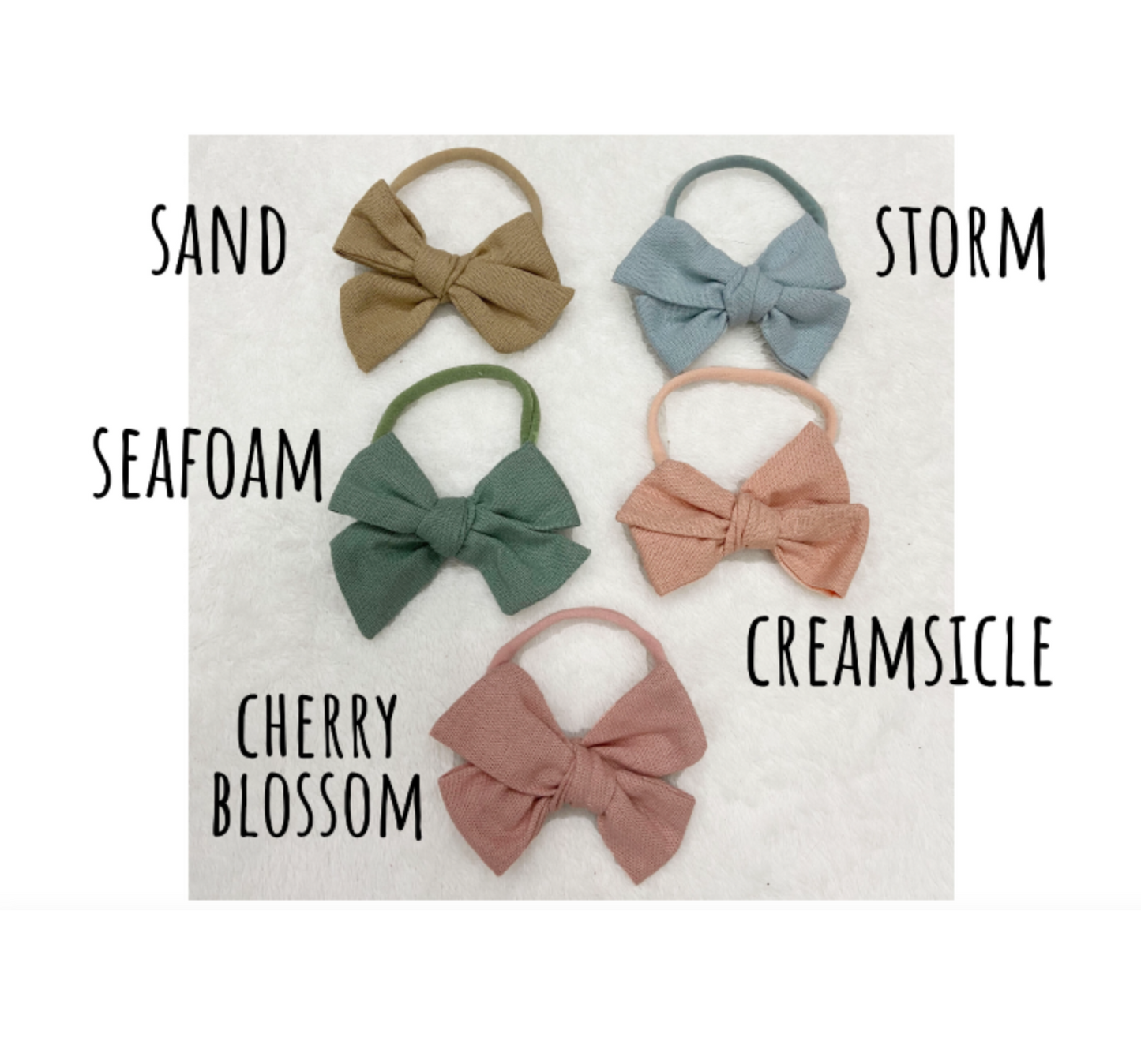 Shop Laurel Isla Linen 3x5 Bow Headband