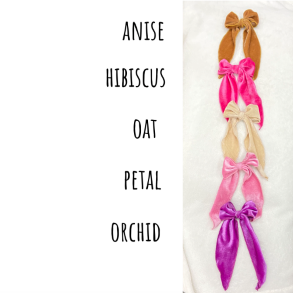 Shop Laurel Isla Velvet 4x9 Bow Clip
