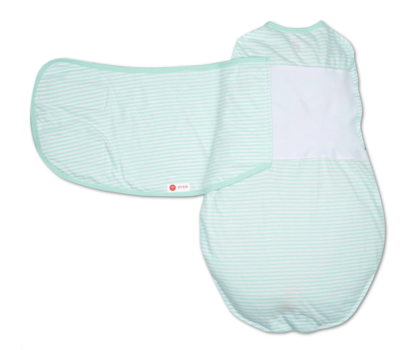 Embe Classic 2-Way Swaddle (Mint Stripe)