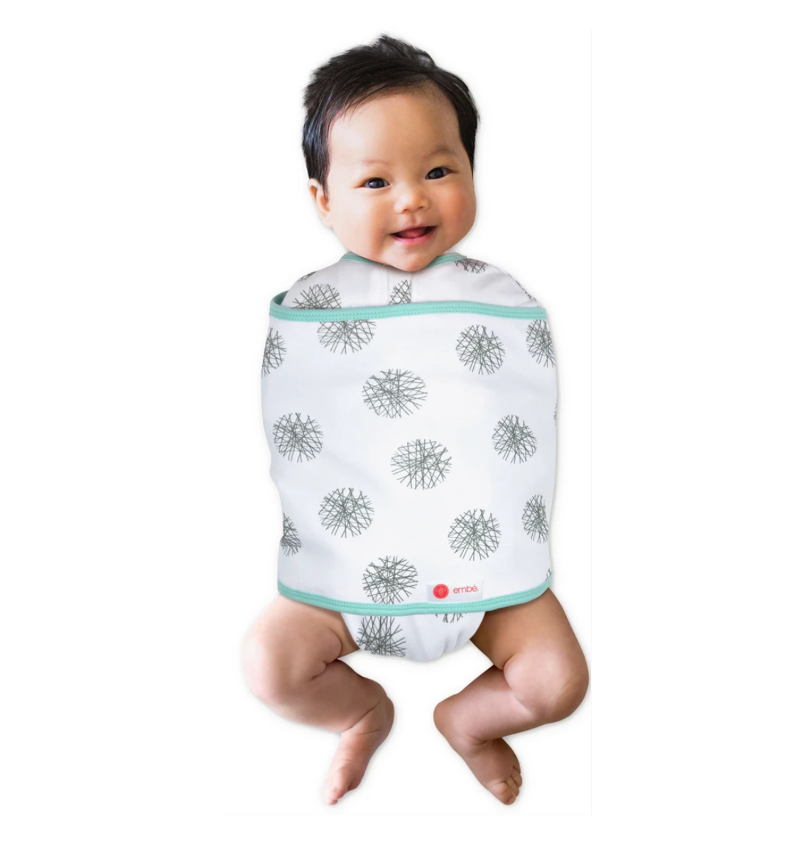 Embe Luxe 2-Way Swaddle (Mint)