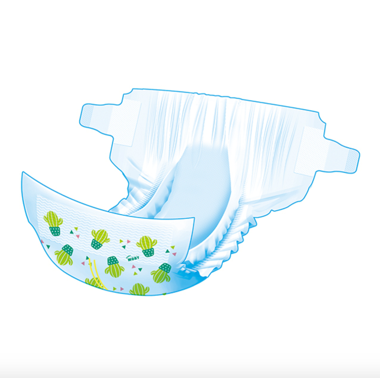Baby Moby Tape Diaper (Small) - 40 pcs