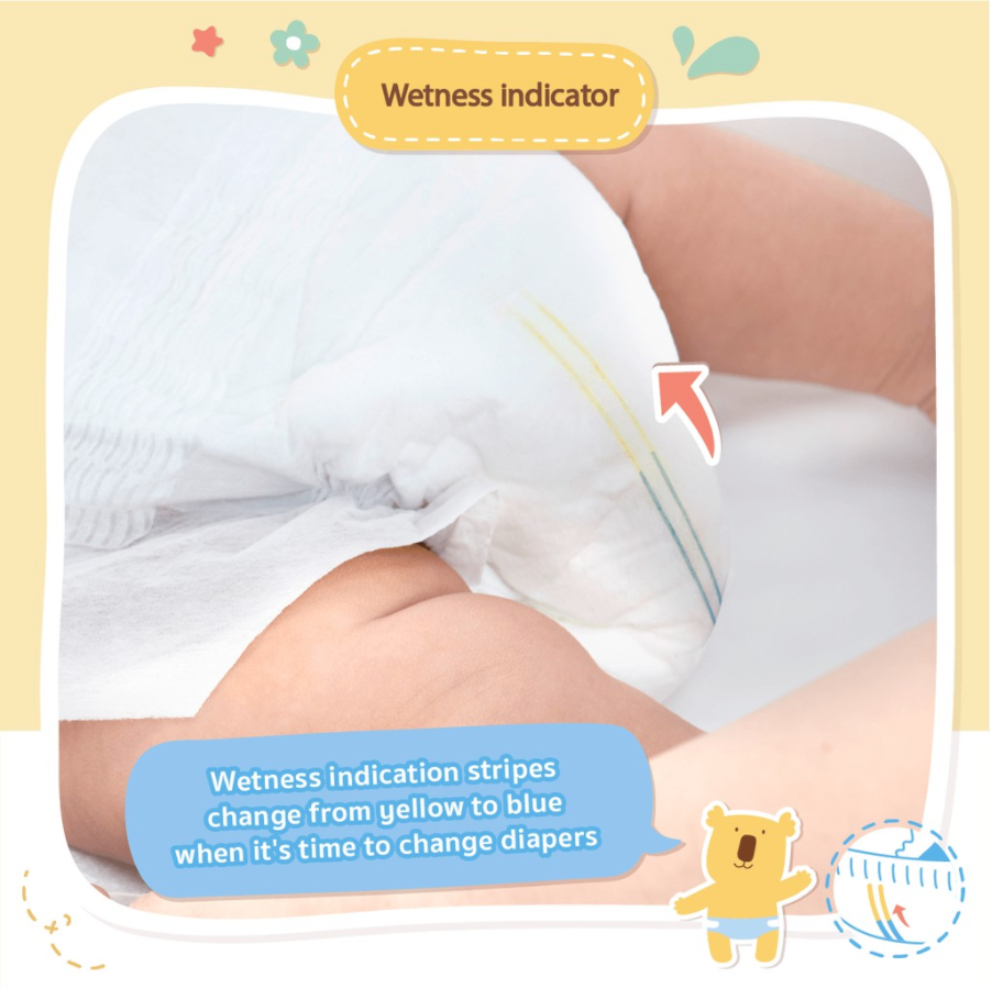 Baby Moby Tape Diaper (Small) - 40 pcs