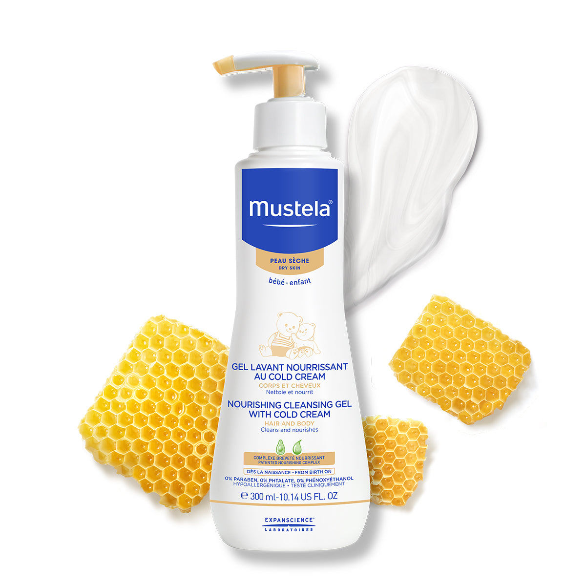 Mustela Nourishing Cleansing Gel with Cold Cream (300 ML)
