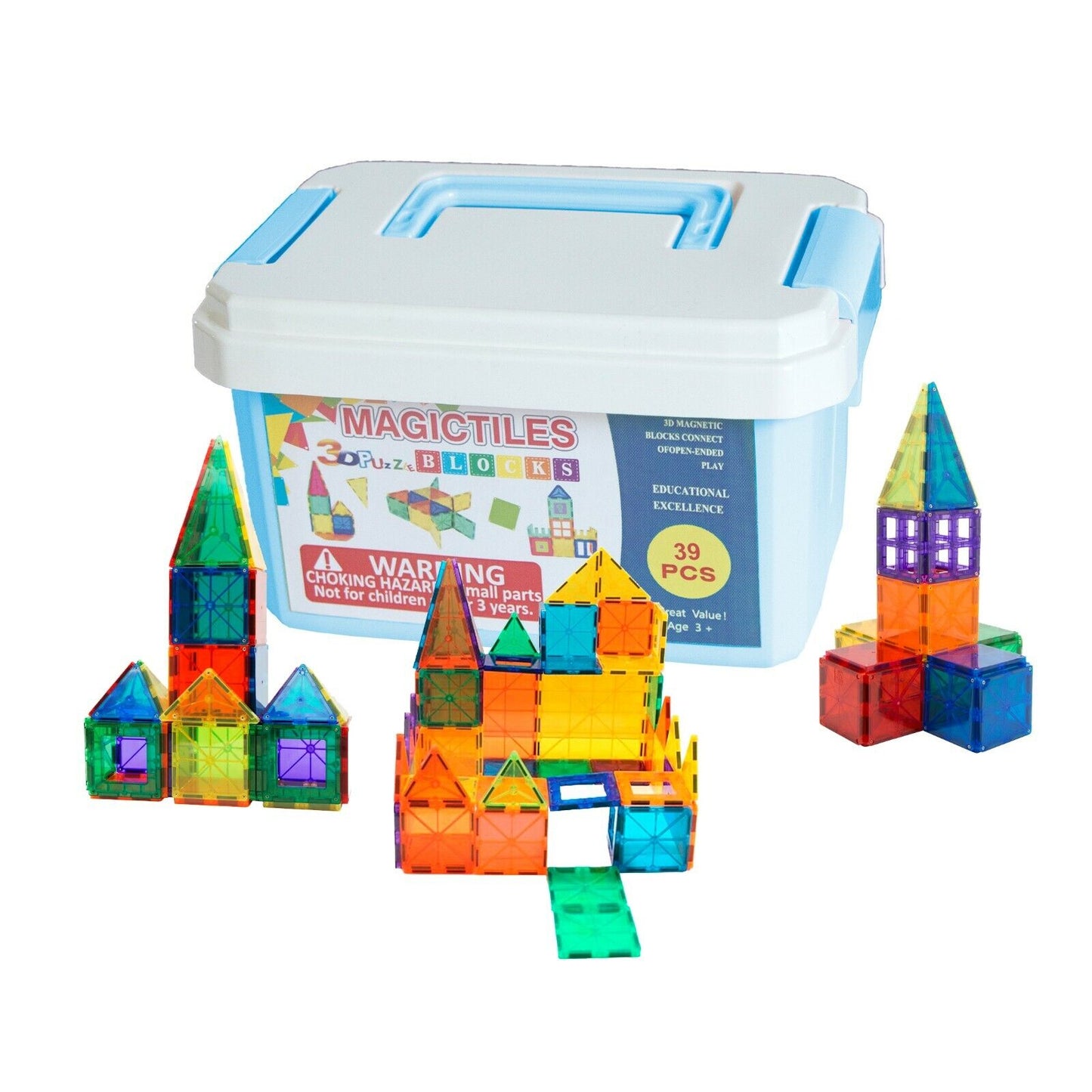 Magictiles Magnetic Building Set (39 pcs)