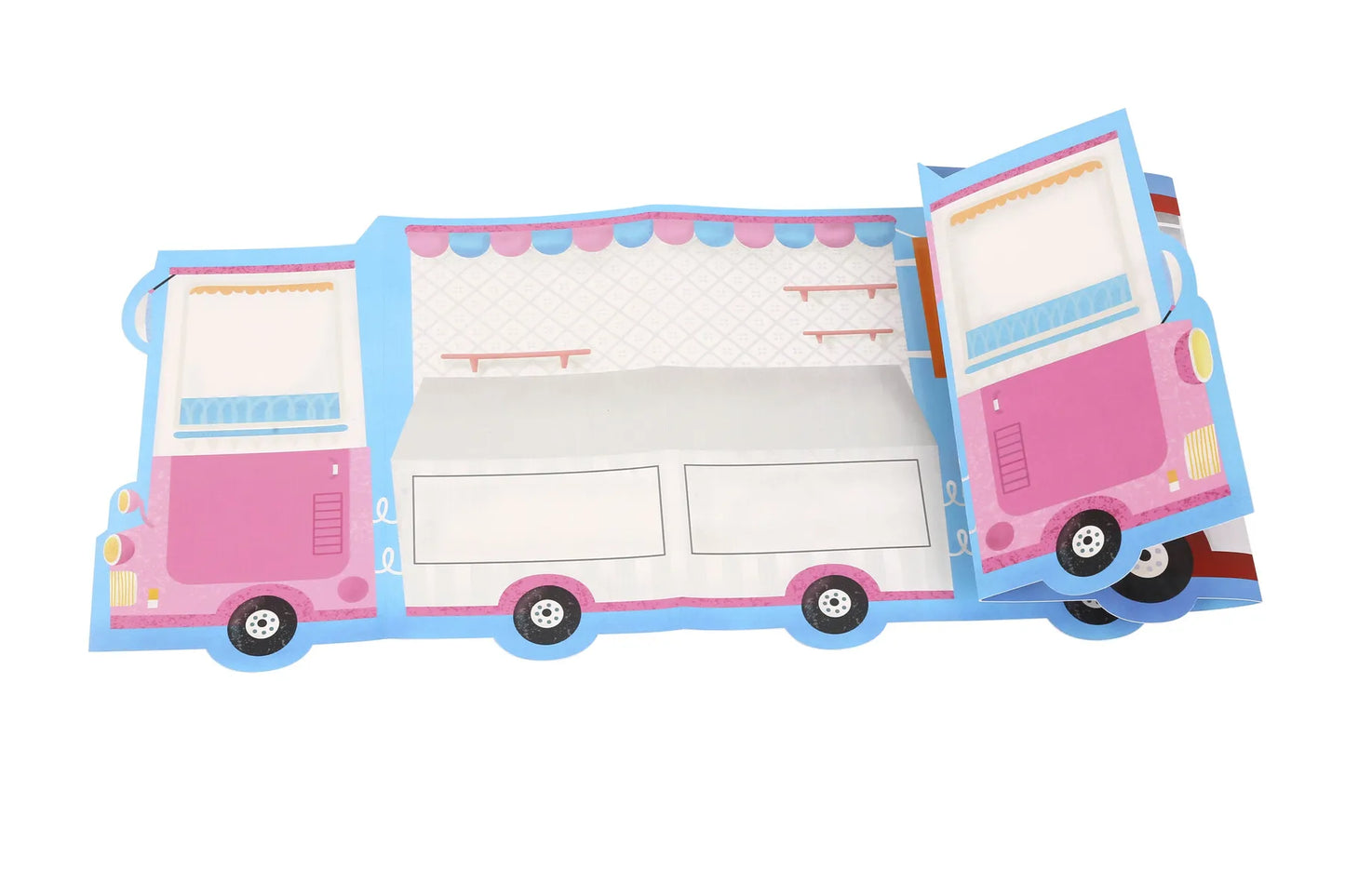 Tookyland Reusable Sticker (Fire Truck and Ice Cream Truck)
