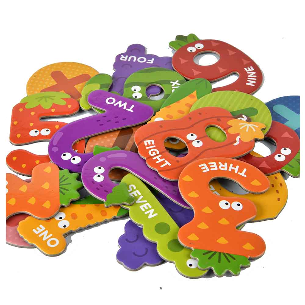 Mideer Number Magnets - 26 pcs (Fruits and Vegetables Number Magnets)
