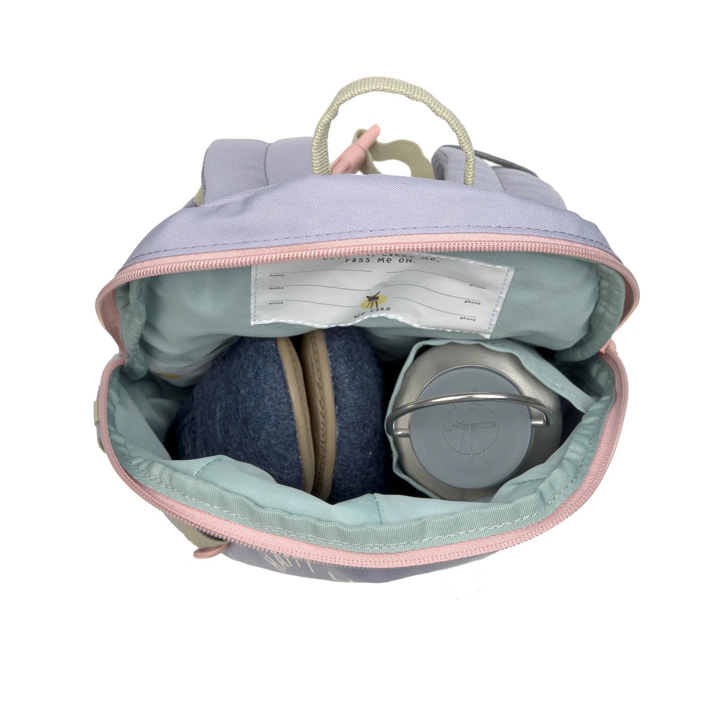 Lassig Tiny Backpack (Rainbow Lilac)