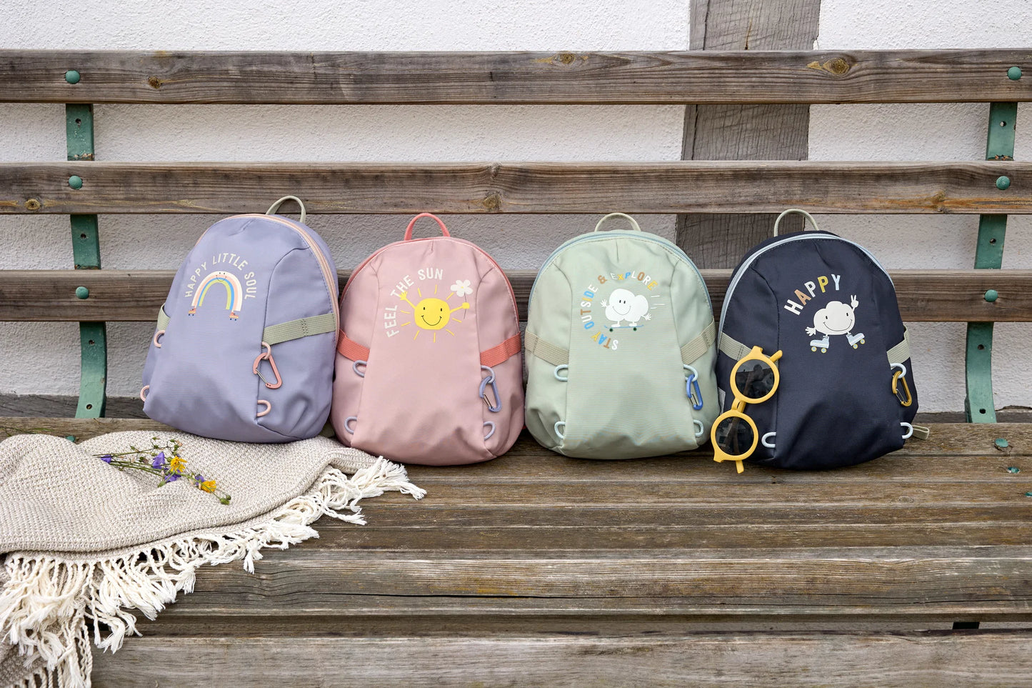 Lassig Tiny Backpack (Rainbow Lilac)