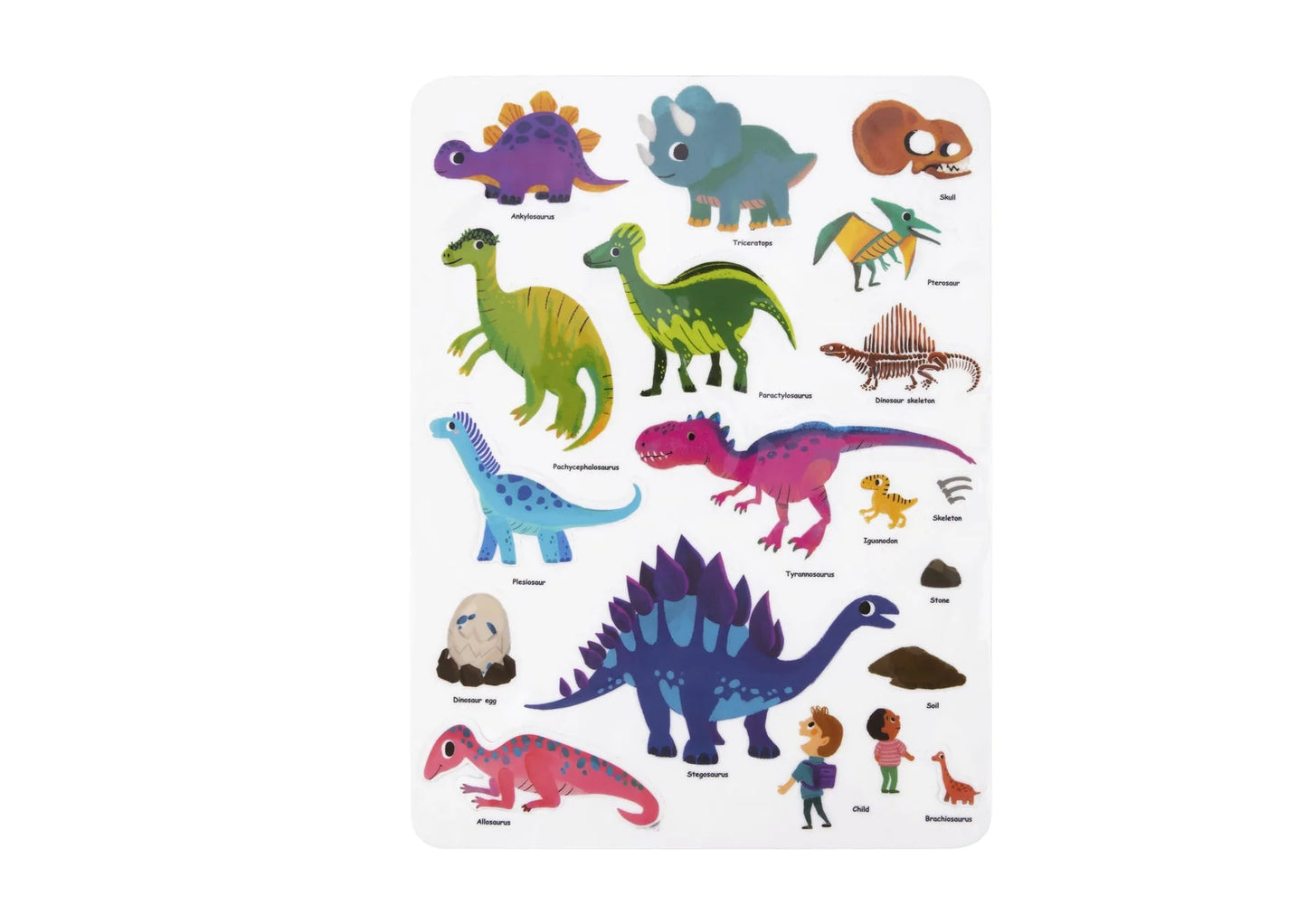 Tookyland Silicone Sticker Book - Dinosaur Museum