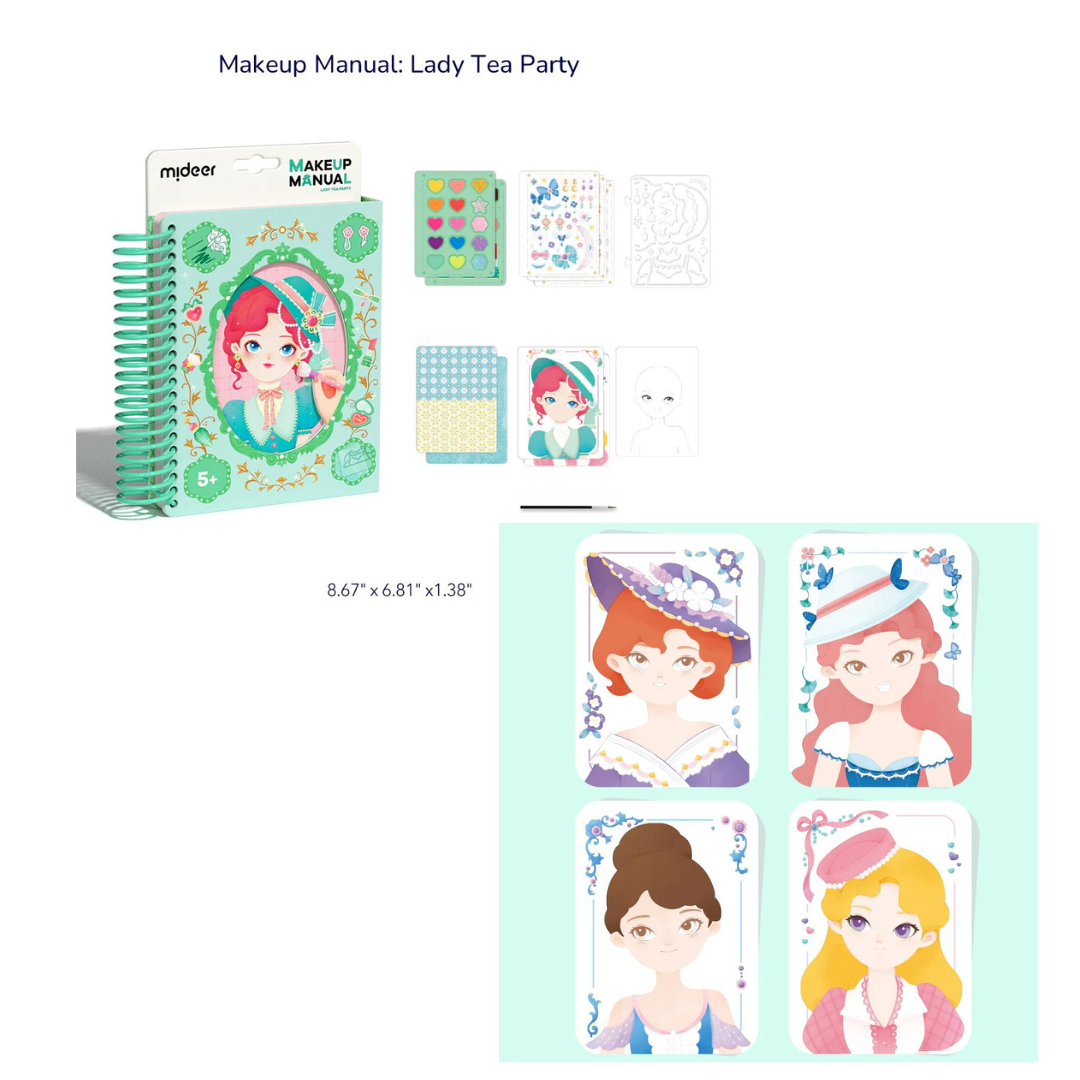 Mideer Lady Tea Party Makeup Kit