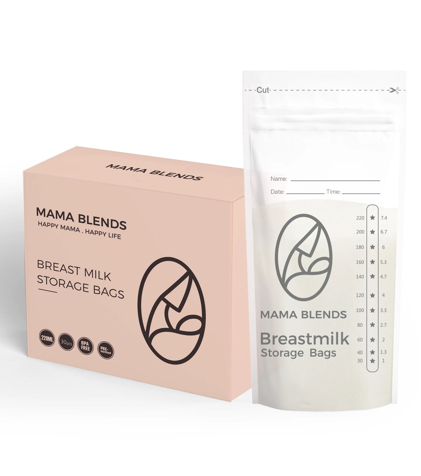 Mama Blends Breastmilk Storage Bag