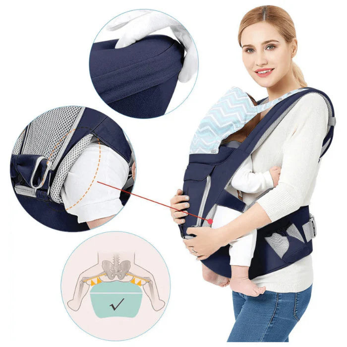 Lunabebe by Mama Blends Hip Seat Baby Carrier