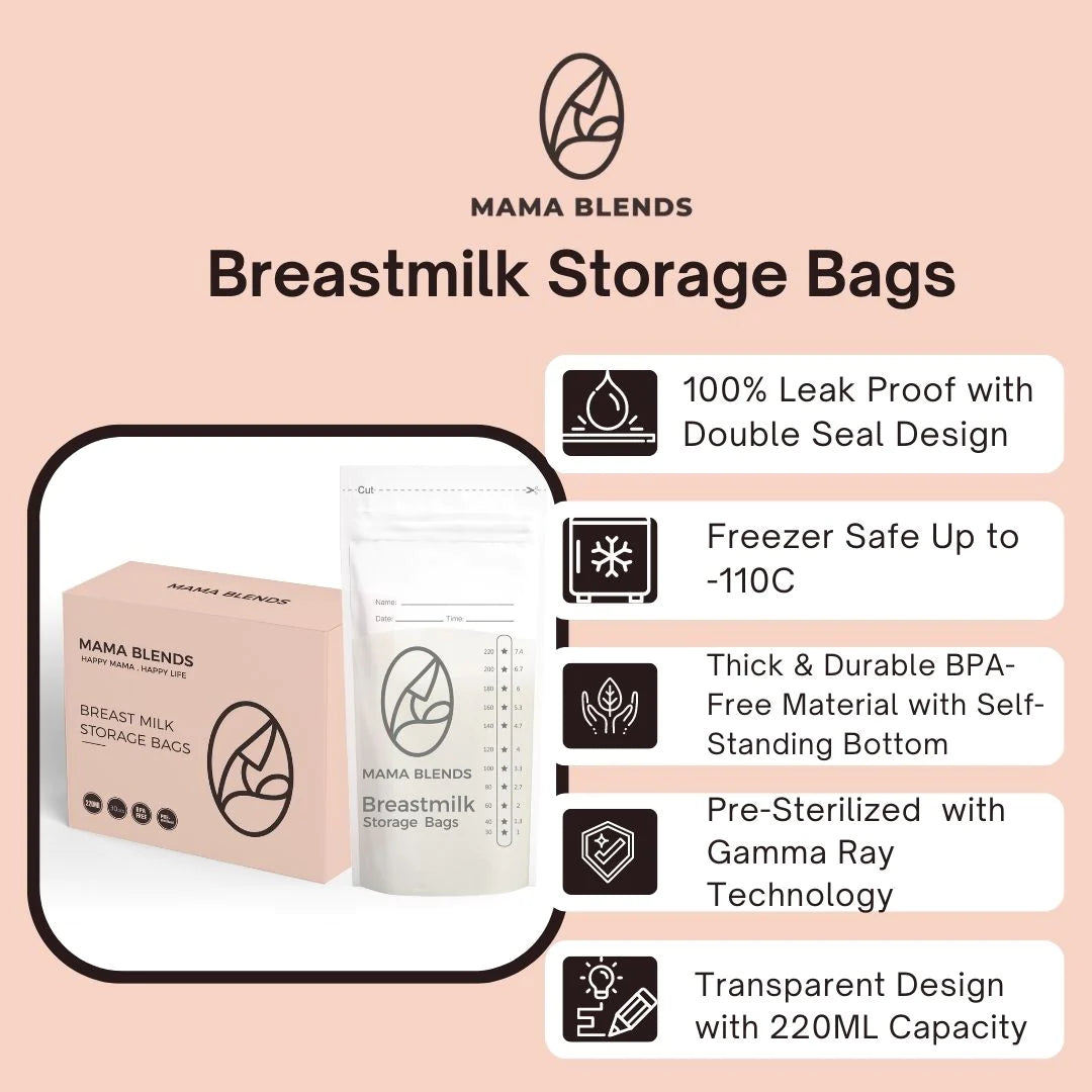 Mama Blends Breastmilk Storage Bag